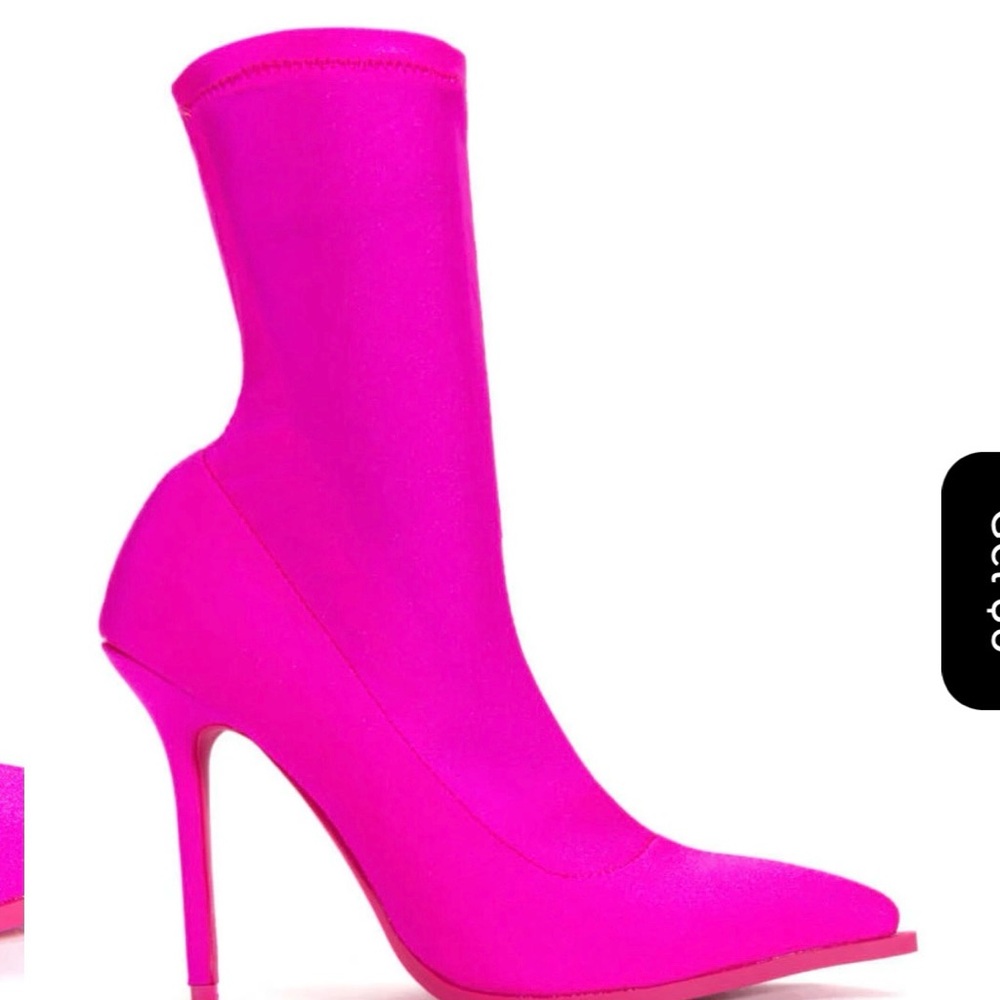 Serenity Pink Disco Boots- Azalea Wang sz. 8.5